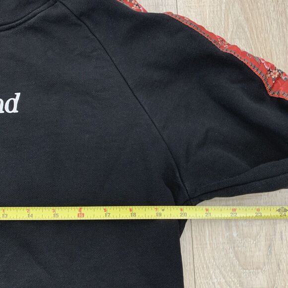 Profound Aesthetic Hoodie Pullover Hooded Sweatshirt Black Red Floral Men Size S - Picture 10 of 10